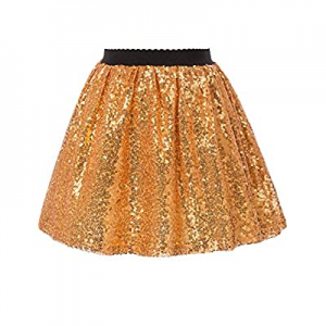 Danna Belle Baby Girls Sparkle Tutu Skirt Sequin Christmas 3 Layered Elastic Puffy Tulle Skir now ..