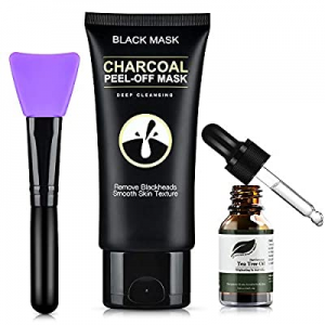 Charcoal Peel Off Face Mask HailiCare Blackhead Remover Face Mask 3 in 1 Purifying Peel Off Charcoal