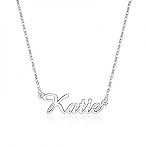 IEFLIFE Custom Name Necklace Personalized now 60.0% off , 14K Gold Plated Personalized Name Neckla..