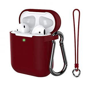 Airpods Case, Music tracker Protective Thicken Airpods Cover Soft Silicone Chargeable Headphone Case