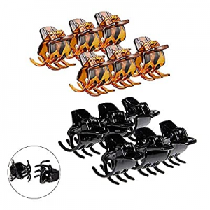 12 Pieces/Set Hair Claw Clips Medium Size Hair Claws Hair Styling Hair Accessories Headwear for Wome