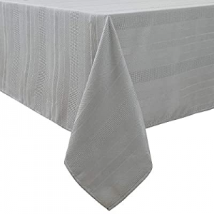 One Day Only！Randall Grey Rectangle Oblong Tablecloth Farmhouse 60" x84” 7 Feet Heavy Duty now 30...