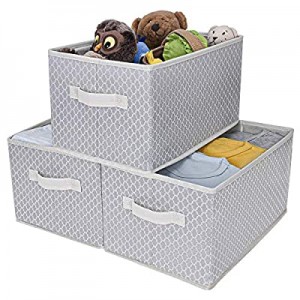 GRANNY SAYS Kid’s Fabric Storage Bin Toy Storage Basket now 50.0% off , Nursery Storage Box Closet..