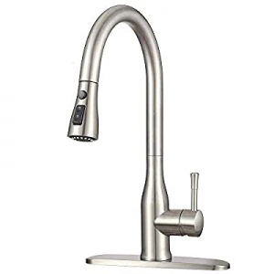 Kitchen Faucet with Sprayer now 36.0% off , MSTJRY Kitchen Sink Faucet with Pull Down Sprayer, Sta..