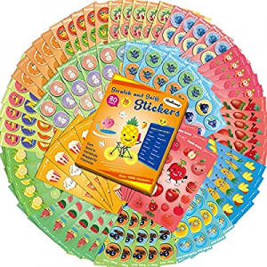 HORIECHALY Scratch and Sniff Stickers now 45.0% off , 80 Sheets 16 Different Scents, Best Choice f..