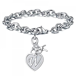 One Day Only！Turandoss Horse Gifts Charm Bracelets for Girls now 60.0% off , Engraved 26 Letters I..