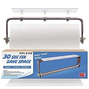 ORLESS Adhesive Paper Towel Holder Under Cabinet & Wall Mount now 15.0% off , No Drilling Suitable..