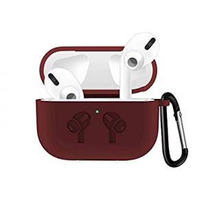 HATALKIN Case Compatible with Airpods Pro Case Cover with Keychain Premium Silicone Airpod Pro Case 
