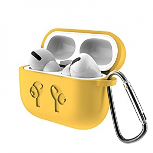 HATALKIN Case Compatible with Airpods Pro Case Cover with Keychain Premium Silicone Airpod Pro Case 