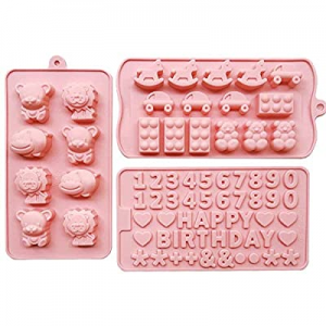 MOMOCAT 3PCS Halloween candy moulds now 50.0% off ,Gummy Bear Moulds Ice Cube Moulds Tray, Chocola..