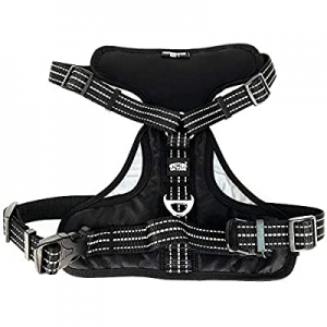70.0% off NPET Dog Harness No-Pull Pet Vest with Metal Rings & Handle Adjustable Outdoor Reflectiv..