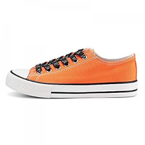 One Day Only！45.0% off JENN ARDOR Women's Canvas Sneakers Low Top Lace-Up Classic Casual Shoes Fas..