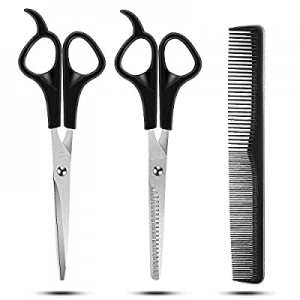 One Day Only！Hair Cutting Scissors Set now 60.0% off , RegeMoudal 3 Pcs Stainless Steel Hair Cutti..