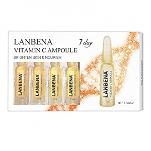 Vitamin C Serum, LANBENA Vitamin C Ampoule Moisturizing Serum Anti-Aging Ampoule with Hyaluronic Aci