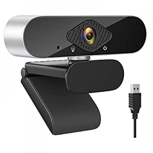 Webcam with Microphone, Computer Camera HD 1080P,USB Plug & Play Streaming Autofocus Web cams for Pc