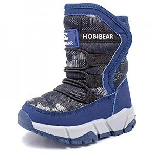35.0% off UBFEN Kids Snow Boots Boys Girls Winter Warm Waterproof Outdoor Slip Resistant Cold Weat..