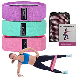 iykenmail Resistance Bands for Legs and Hips, Antiskid Hip Exercise Bands, Sports Fitness Bands, Eff