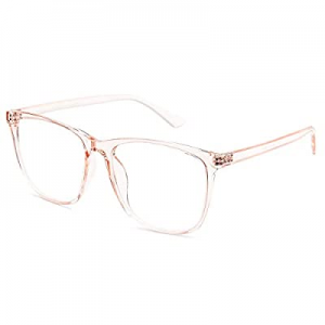 livho Blue Light Blocking Glasses Computer Gaming Eyeglasses Frame, Anti Eye Strain UV Filter Lens (