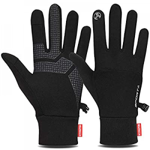 Cevapro Running Gloves Men Women, Thin Black Liners Gloves for Running Hiking Driving Cycling now ..