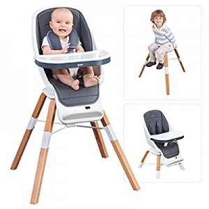 RONBEI High Chair for Infants to Toddler now 30.0% off , 3-in-1 High Chair, Baby Wooden High Chair..