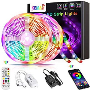 32.8ft/10M LED Strip Lights now 30.0% off ,KEMAS Led Lights Strip RGB LED Strip Music Sync Color C..