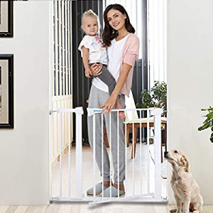 Safety Baby Gate now 45.0% off ,29.5-40.5 inch Auto Close Features，Luxury Extra Tall&Wide Child Ga..
