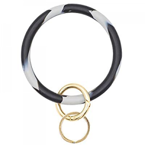 VANGAY Wristlet Keychain Bangle Bracelet Keyring now 45.0% off ,Circle Key Ring Chain,Gold Powder ..