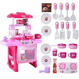 【Ship from USA】 Kids Play Kitchen丨Kids Play Kitchen with Toy Accessories Set now 80.0% off , Best ..