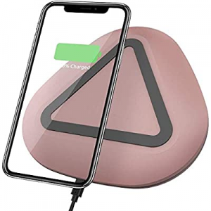 50.0% off Wireless Charger Qi-Certified Ultra-Slim Wireless Charger Pad Compatible iPhone Xs/Xs Ma..