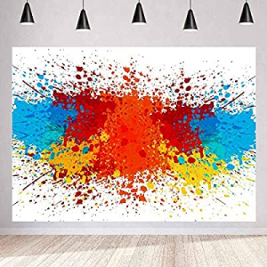 One Day Only！15.0% off Paint Backgound for Painting Art Party Abstract Paint Splatter Photography ..