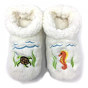 One Day Only！Women's Cozy Slippers, Jyinstyle Warm Comfy House Slippers, Fuzzy Indoor Slipper now ..