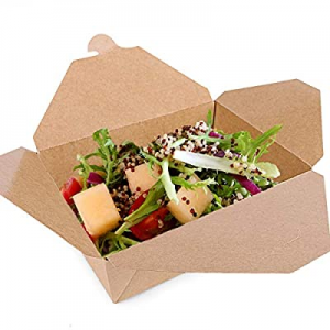 One Day Only！Disposable Paper and Recyclable Take Out Food Boxes now 50.0% off , Perfect for Take ..