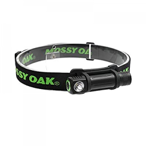 One Day Only！MOSSY OAK LED Headlamp 2 in 1 now 60.0% off , Hand-free Compact Headlight Combo - Det..