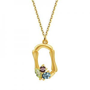 60.0% off 14K Gold Plated Letter Necklace for Women 26 Alphabet Adjustable Pendant Gold Initial Ne..