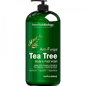 Antifungal Tea Tree Body Wash - HUGE 16 OZ - Helps Nail Fungus, Athletes Foot, Ringworms, Jock Itch,