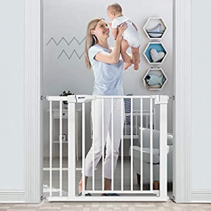 RONBEI Baby Safety Gate for Stairs and Doorways now 20.0% off , 29.53''- 32.28''/ 35''-38'' Auto C..
