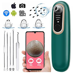 Blackhead Remover Pore Vacuum with Camera – DoVis Electric Visible Blackhead Vacume Remover Recharge