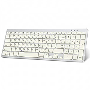 OMOTON Keyboard for iPad, Ultra-Slim Wireless Bluetooth Keyboard with Numeric Keypad for iPad Pro 11
