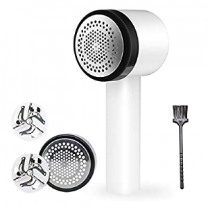 Lint Remover Sweater Defuzzer Lint Shaver White Fabric Shaver Fuzz Remover for Clothes