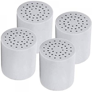 15 Stage Replacement Shower Water Filter Cartridges (4 Pack) Restores PH Balance Glowing Skin Strong