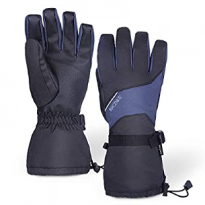 BRIGENIUS Ski Gloves, Waterproof Winter Gloves for Men Women now 30.0% off 