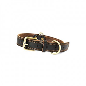 One Day Only！Snufflemart Leather Dog Collar for Large Dogs now 50.0% off , Leather Dog Collar for ..