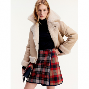 Tommy Hilfiger Icon 女士羊毛格子短裙