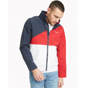 Tommy Hilfiger Essential 男士拼色夹克