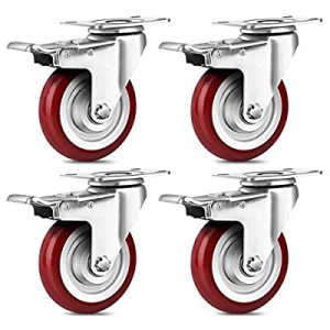 SPACECARE 4 Inches Swivel Caster Wheels now 50.0% off , 1360Lbs with 360 Degree Heavy Duty Swivel ..
