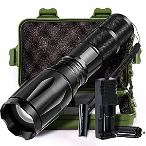 Rechargeable Led Tactical Flashlight now 50.0% off , Handheld Bright Led Torch with 5 Light Modes1..