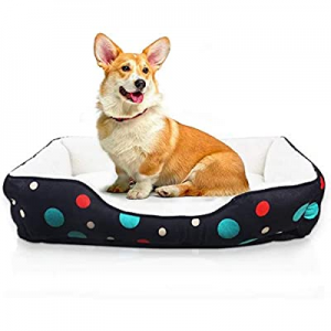 Allisandro Dog Bed | Super Soft Sherpa Dog Crate Bed | Removable Shell and Machine Washable Dog Sl..