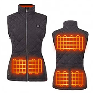 leebbus222 Women‘s Heated Vest USB Rechargeable Heated Vest Black For Skiing, Camping, Hiking now ..