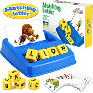 ATOPDREAM Matching Letter Game Learning Toys for Kids - Best Gifts for 4-8 Year Olds Boys Girls no..