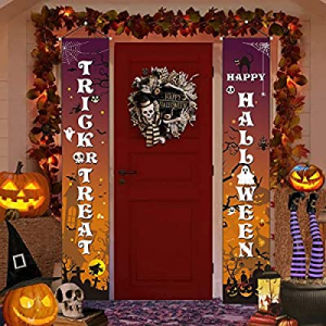 50.0% off TOUCENGKEY Halloween Decorations Outdoor Happy Halloween Signs for Front Door or Indoor ..